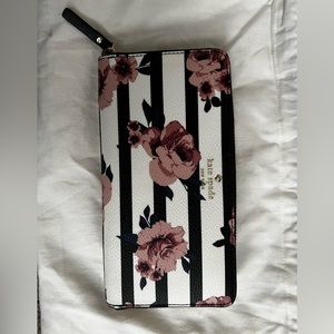Kate Spade Striped and Floral Wallet